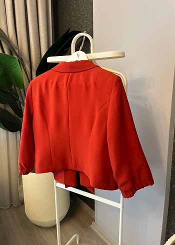 l Beden Drapeli Kadın Blazer Ceket