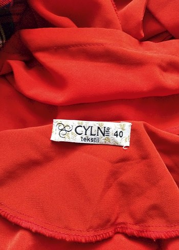 Kırmızı V Yaka Kolsuz yelek - Görsel 4