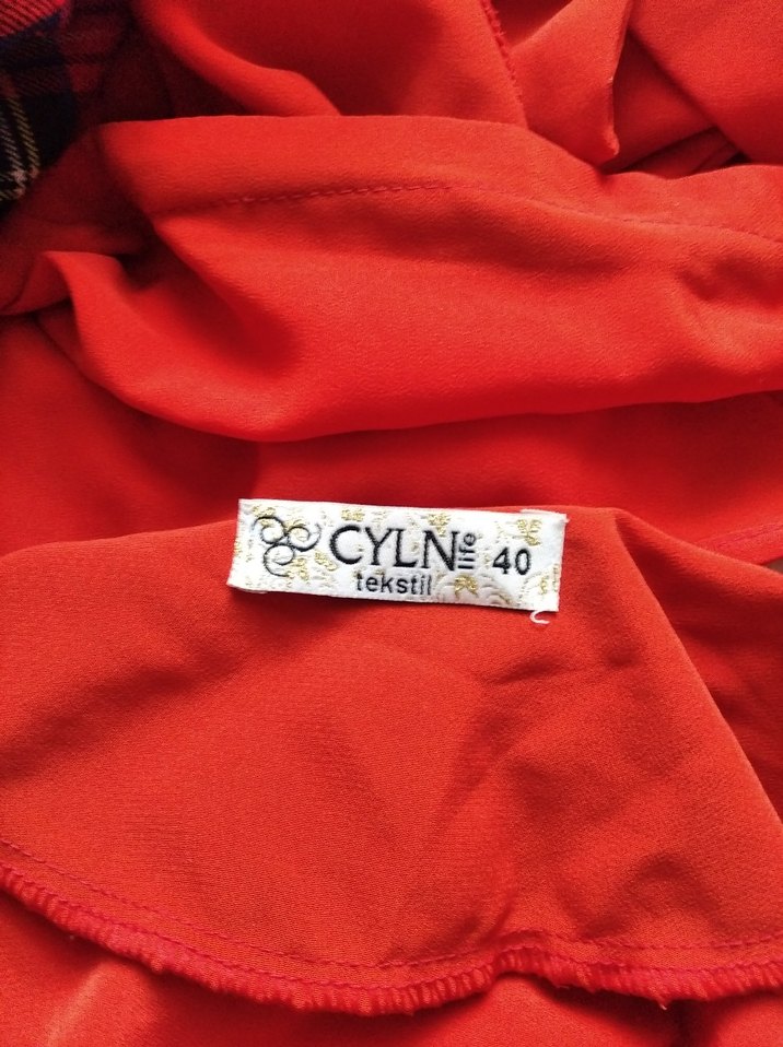 Kırmızı V Yaka Kolsuz yelek - Görsel 4