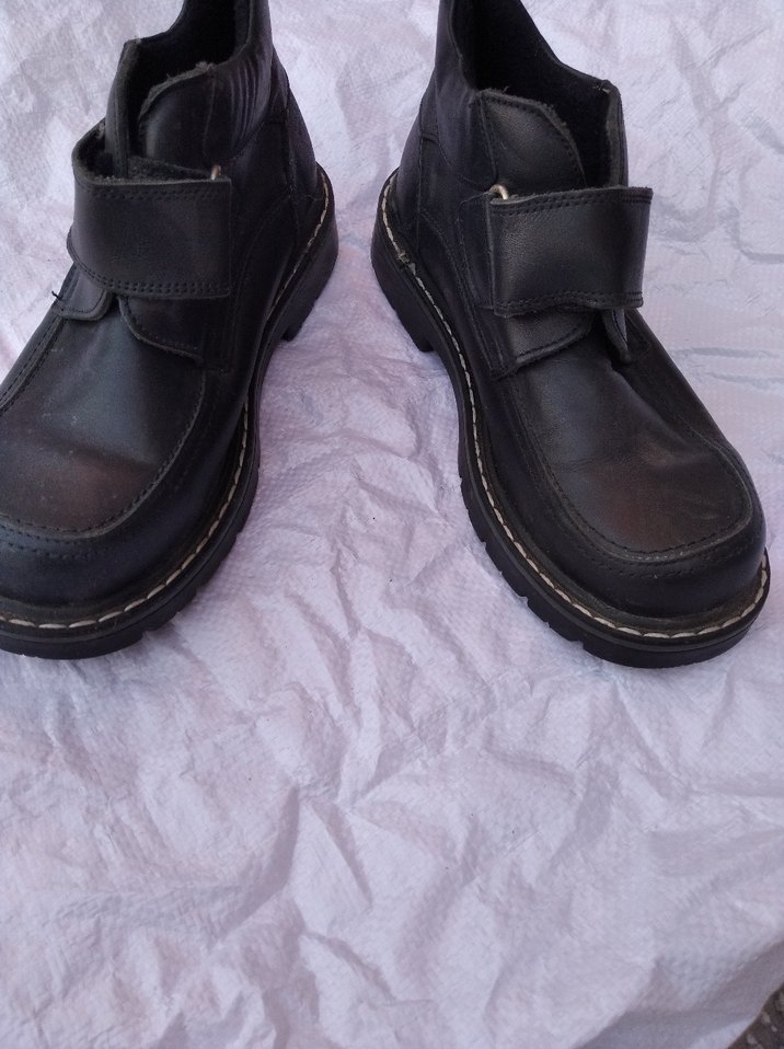 Erkek Çocuk Siyah Lastik Toka Detaylı Ayakkabı - Görsel 3