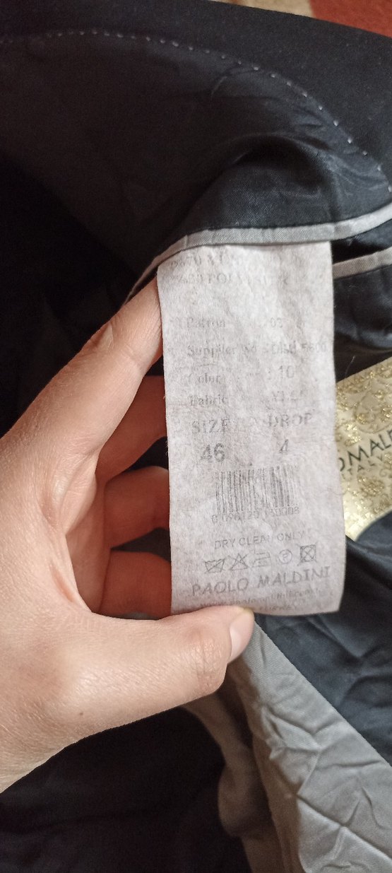 Düğmeli Siyah Erkek Ofis Ceket - Görsel 5