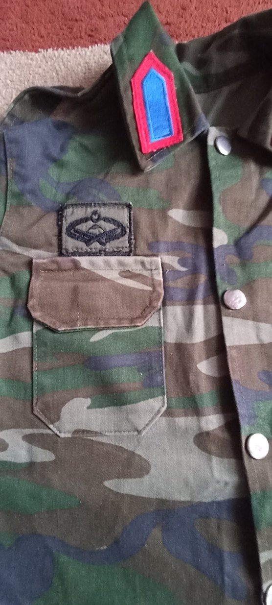 Kahverengi Kamuflaj Erkek çocuk Ceket Türkiye Rozetiyle - Görsel 2