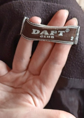 Kahverengi kadın Uzun Kollu Kaban - Görsel 5