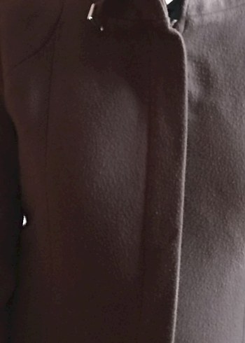 Kahverengi kadın Uzun Kollu Kaban - Görsel 4