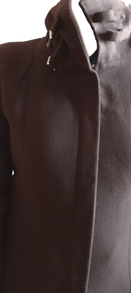 Kahverengi kadın Uzun Kollu Kaban - Görsel 4