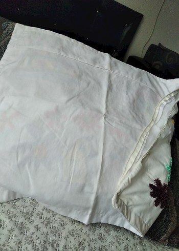 Renkli Nakışlı Bohem Dekoratif Yastık - Görsel 4