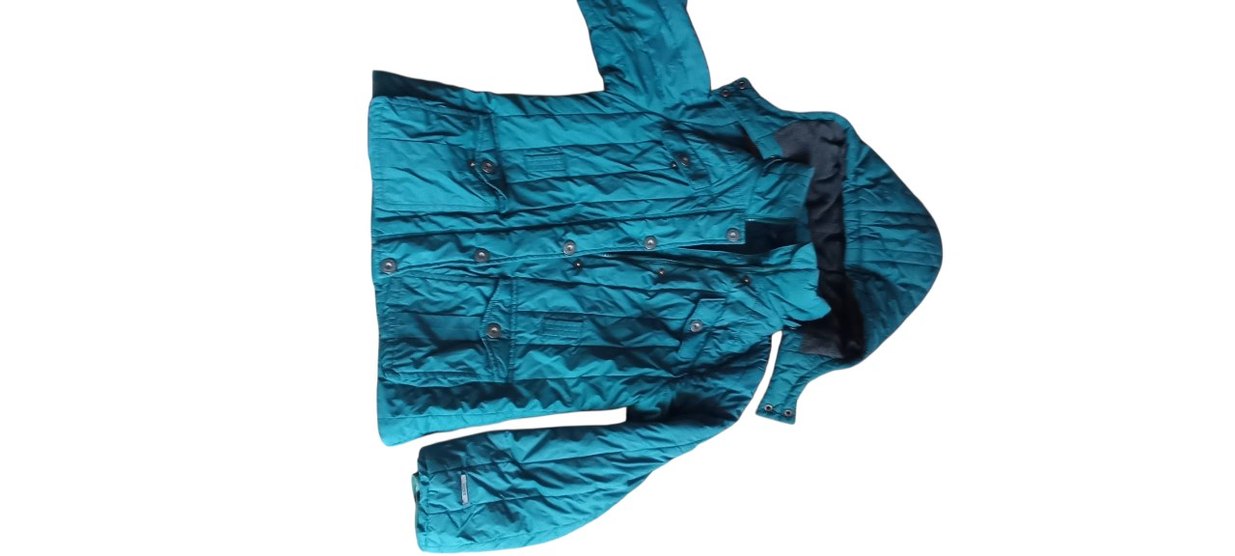 Düğmeli Fermuarlı Lacivert  Erkek Çocuk Mont - Görsel 4