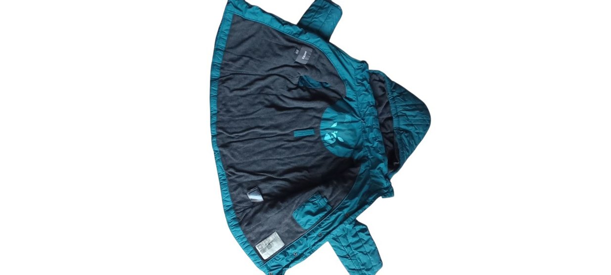 Düğmeli Fermuarlı Lacivert  Erkek Çocuk Mont - Görsel 2