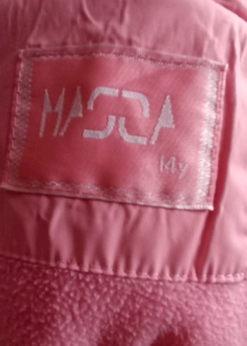 Kız Çocuk Pembe Düğmeli Mont - Görsel 4