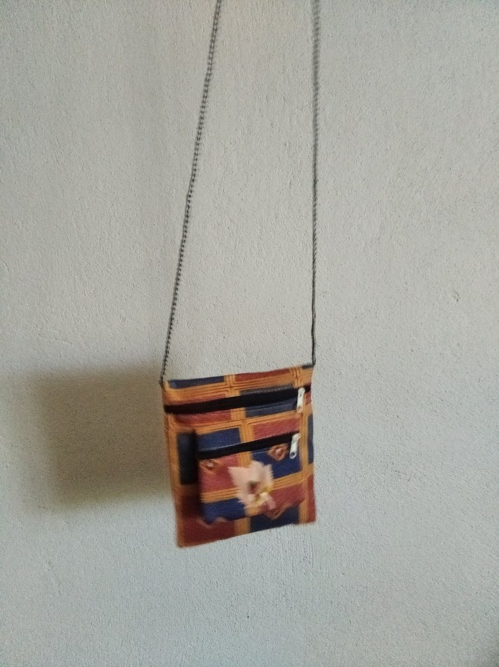 Bohem Çok Renkli Desenli Fermuarlı Çocuk Cüzdanı - Görsel 4