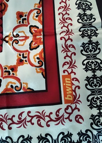 Zincir Detaylı Çok Renkli Bohem Kadın Fuları eşarp