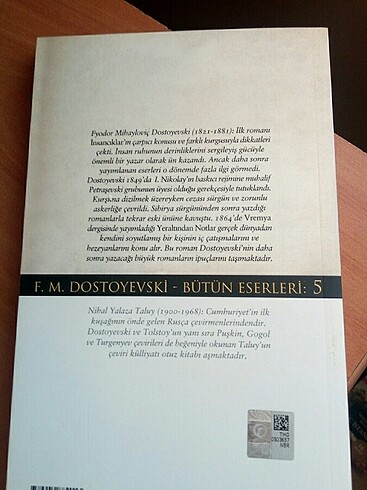  Yeraltından Notlar - Fyodor Mihaylavoc Dostoyevski