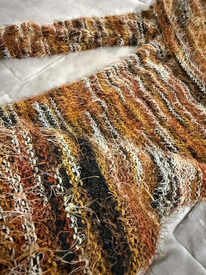 Kadın Kahverengi Örgü Mini Elbise - Görsel 5