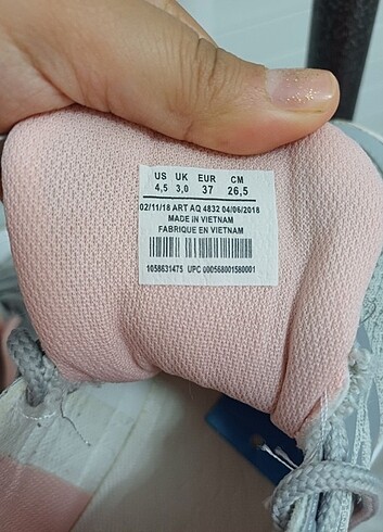37 Beden Adidas ayakkabi
