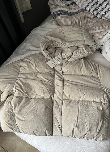 m Beden Zara kadın mont