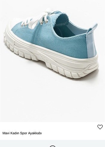 Elle shoes Mavi Kadın Spor Ayakkabı - Görsel 3