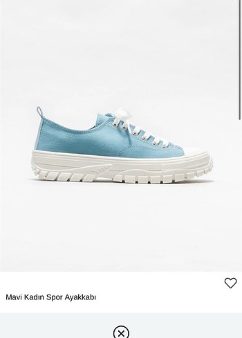 Elle shoes Mavi Kadın Spor Ayakkabı - Görsel 2