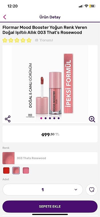 003 rengi flormar allık