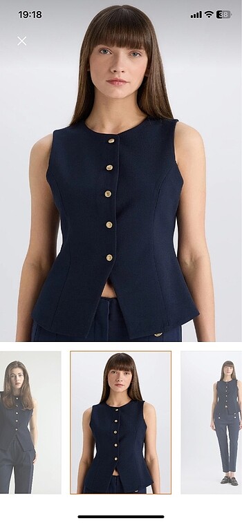 Zara Defacto blazer yelek