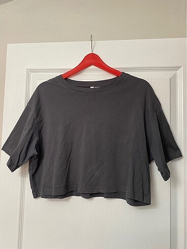 H&m pamuklu crop tişört