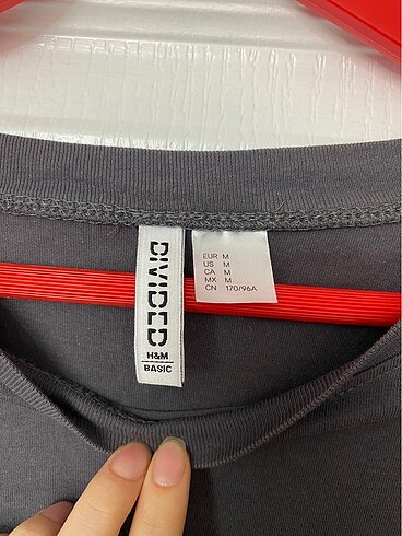 H&M H&m pamuklu crop tişört