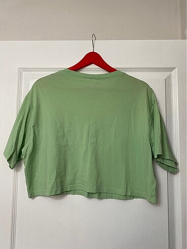 m Beden H&m pamuklu crop tişört