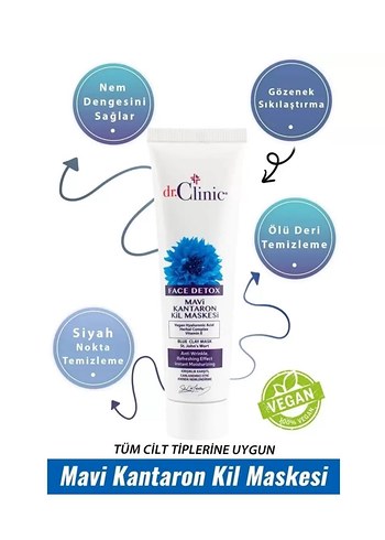 Mavi kantaron kil maskesi 100 ml - Görsel 3