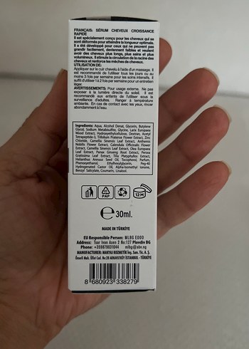 Saç uzatma serumu 30 ml - Görsel 4