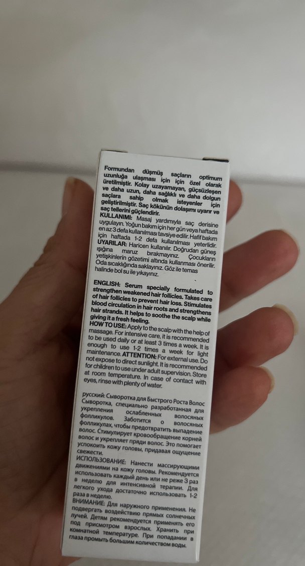 Saç uzatma serumu 30 ml - Görsel 5