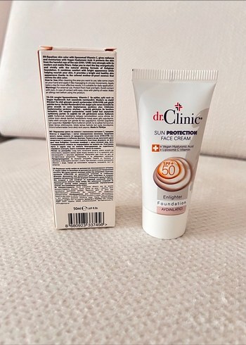 Aydınlatıcı renkli güneş kremi 50spf+ - Görsel 4