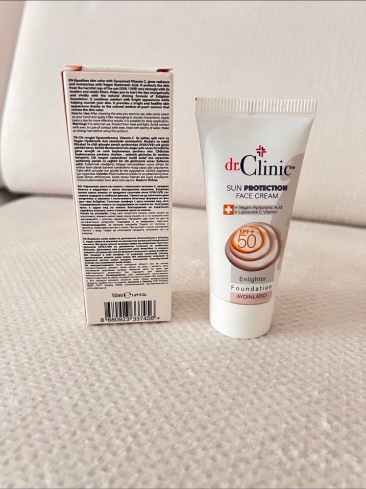 Aydınlatıcı renkli güneş kremi 50spf+ - Görsel 4