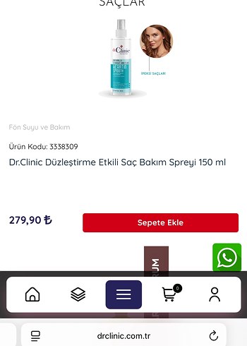 Dr.Clinic Keratin Saç Spreyi 150 ml - Görsel 3