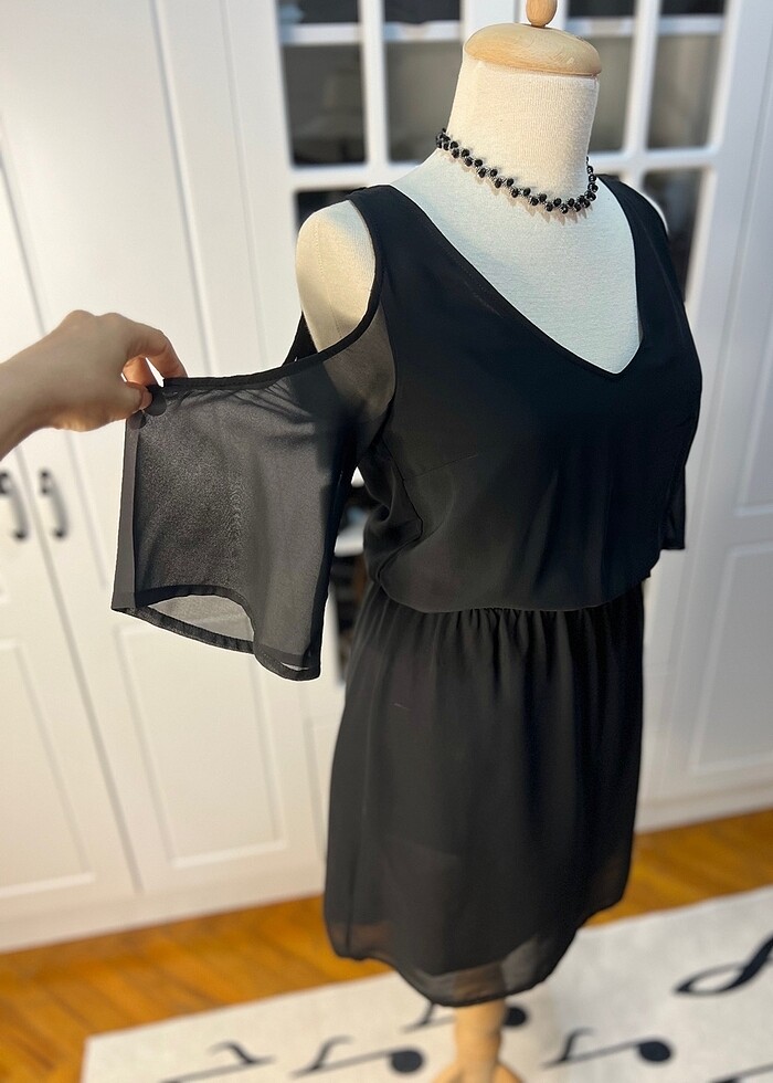 H&M Şifon elbise - Görsel 3