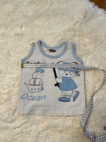 0-3 Ay Beden beyaz Renk Bebek tshirt