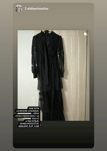 Siyah Uzun Kollu Gotik Kadın Abiye