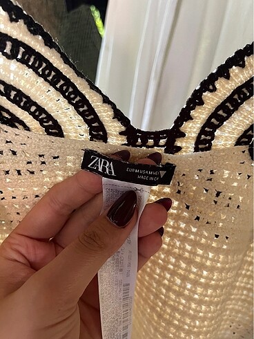 m Beden beyaz Renk Zara triko crop