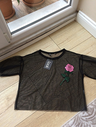 Zara tül bluz