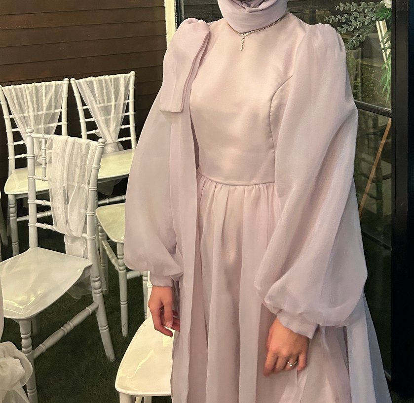 Nurgül Çakır Lila Harmonie Elbise - Görsel 3