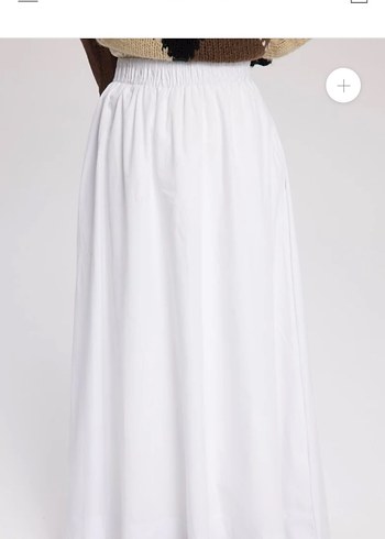 Selverre Düz Cepli Poplin Etek - Görsel 2