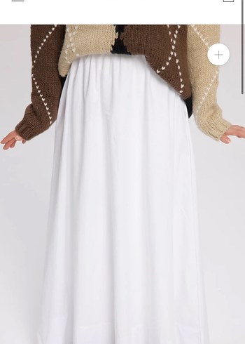 Selverre Düz Cepli Poplin Etek - Görsel 3