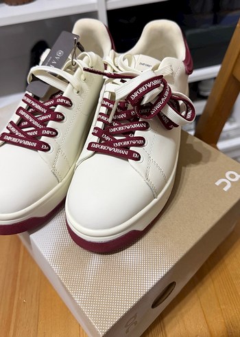 Emporio Armani Armani Ekru Bordo Sikligi