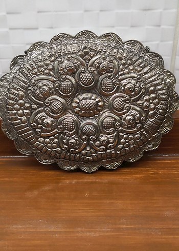 Orjinal gümüş ayna (antika, vintage) - Görsel 2