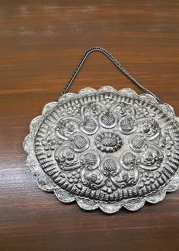 Orjinal gümüş ayna (antika, vintage) - Görsel 3