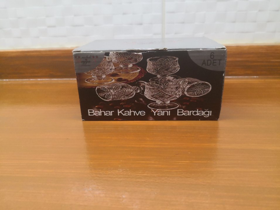 Kahve yanı su bardağı - Görsel 2