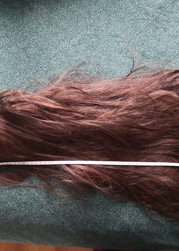 Uzun sentetik peruk - Görsel 6