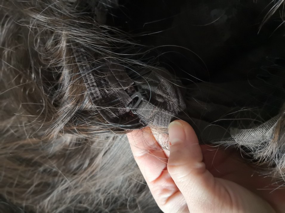 Uzun sentetik peruk - Görsel 5