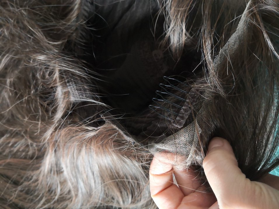 Uzun sentetik peruk - Görsel 4