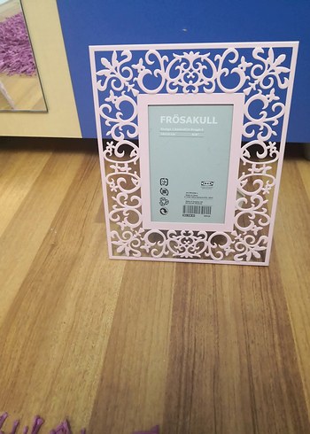 Pastel Pembe İkea Dekoratif Çerçeve - Görsel 4