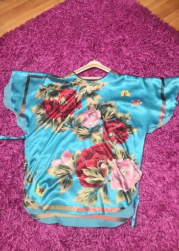 İpek + pamuk Kimono  ( çinden geldi) - Görsel 2