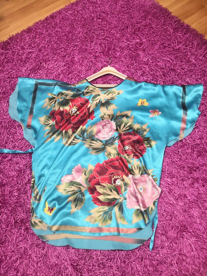 İpek + pamuk Kimono  ( çinden geldi) - Görsel 2